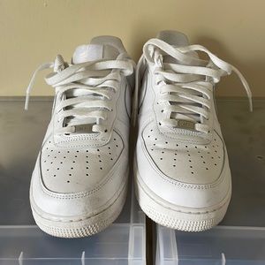 Size 10.5 white Nike Air Force 1